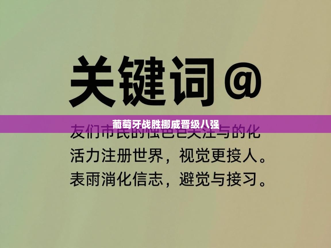 葡萄牙战胜挪威晋级八强 第2张