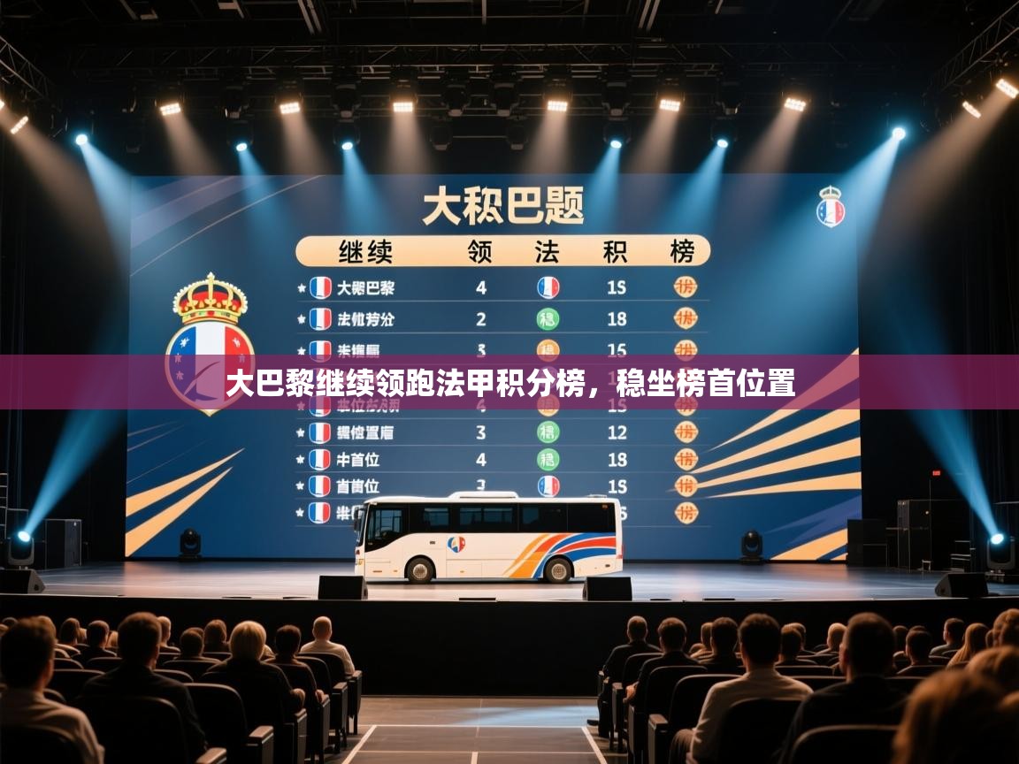 大巴黎继续领跑法甲积分榜,稳坐榜首位置 第1张